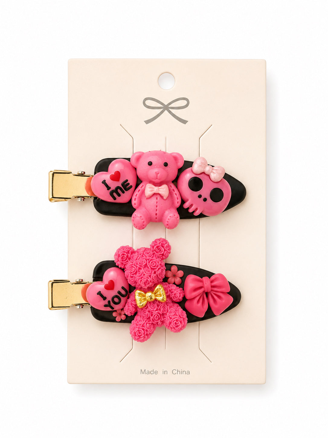 2 Pack Junk Hair Clips.
